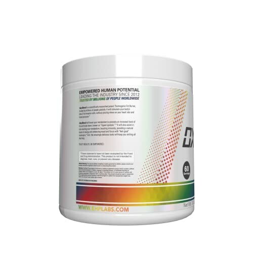 EHP Labs supplement container with label