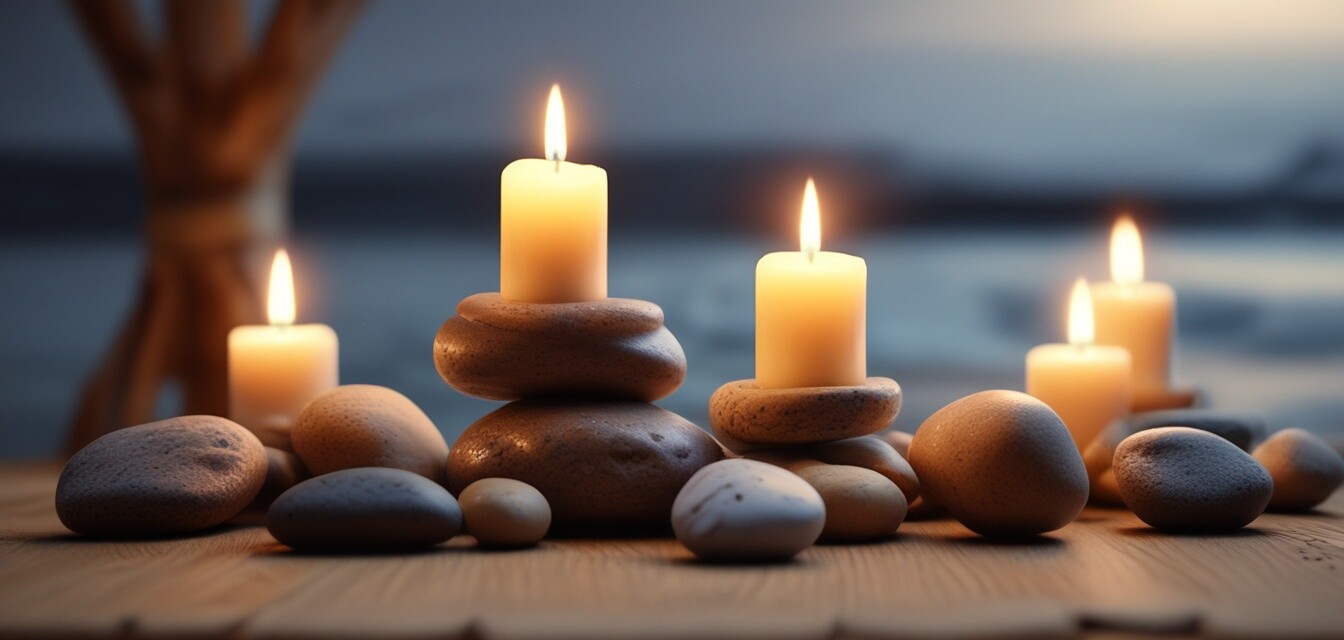 Stress management techniques in a calming environment